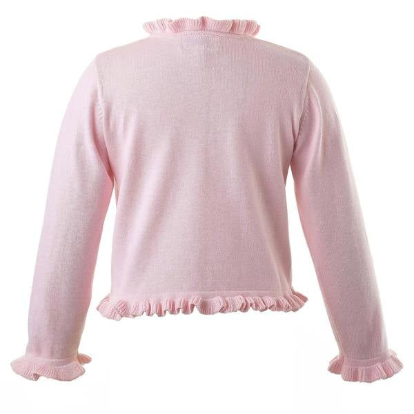 Rachel Riley Pink Frill Cardigan