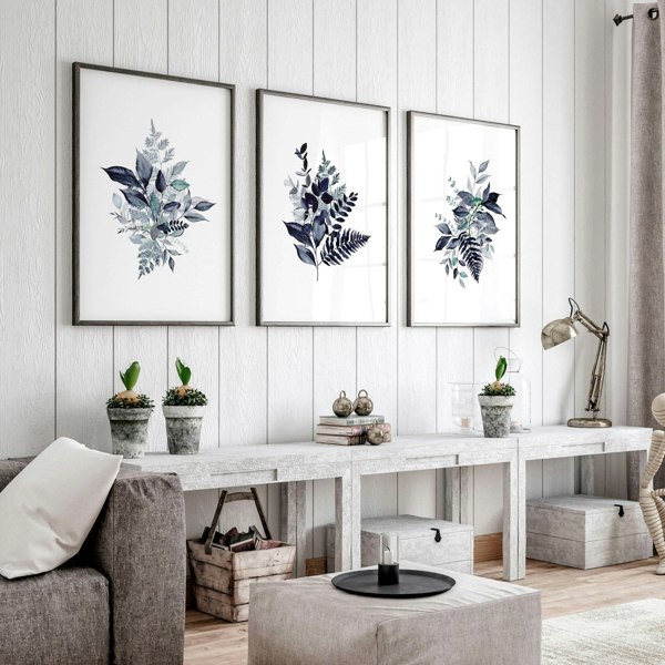 Botanical artwork | set of 3 wall art prints