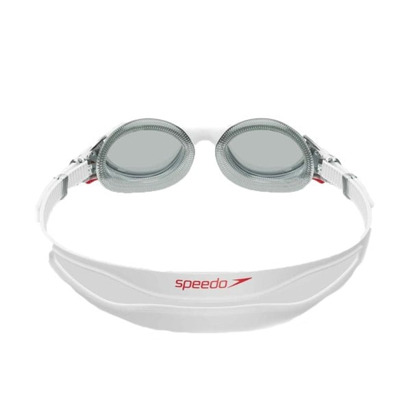 Speedo Unisex Adult 2.0 Biofuse Swimming Goggles - White/Smoke