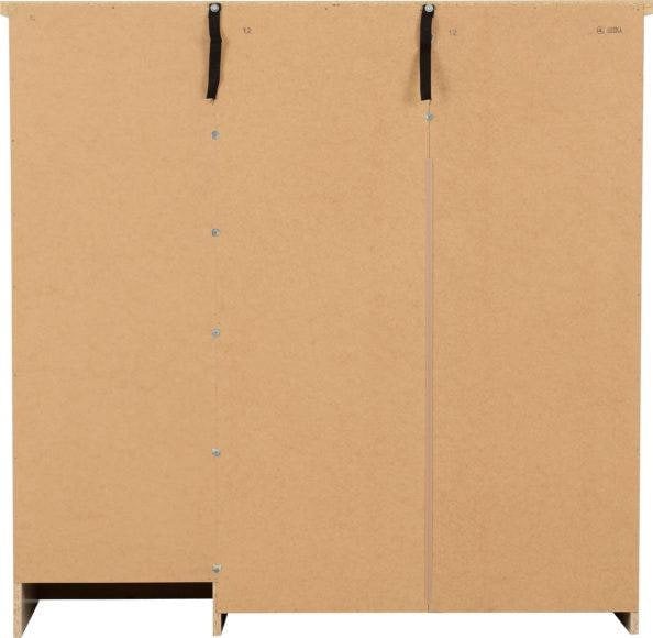 Seconique Nevada 5 Drawer Low Wardrobe