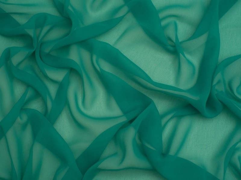 Minerva Core Range Minerva Light Sheer Chiffon Fabric - Plain Design Dressmaking Fabric, 110 cm / 44" Wide - per metre