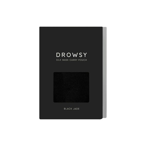 Drowsy Sleep Co Black Jade Silk Carry Pouch