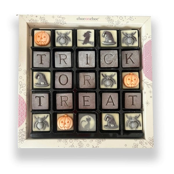 CHOC ON CHOC Trick or Treat Chocolate Message Box