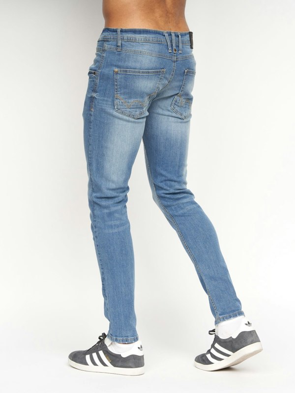 Duck and Cover Tranfold Slim Fit Jeans Light Wash