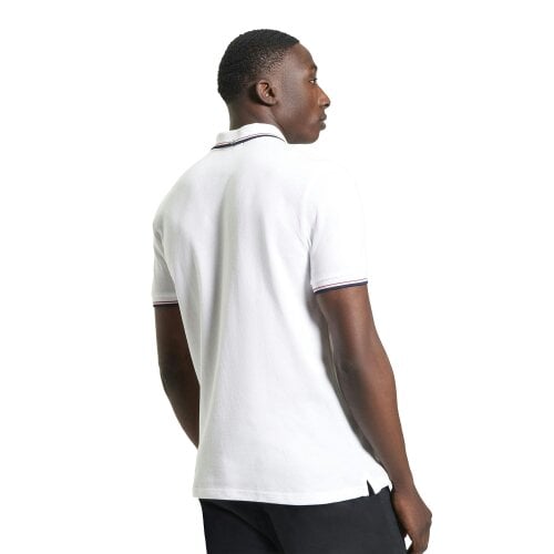 Ben Sherman Mens Signature Pique Polo Shirt - White