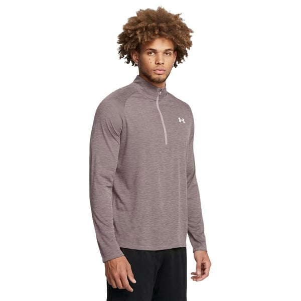 Under Armour Mens 2.0 Half Zip Technical Top - Grey