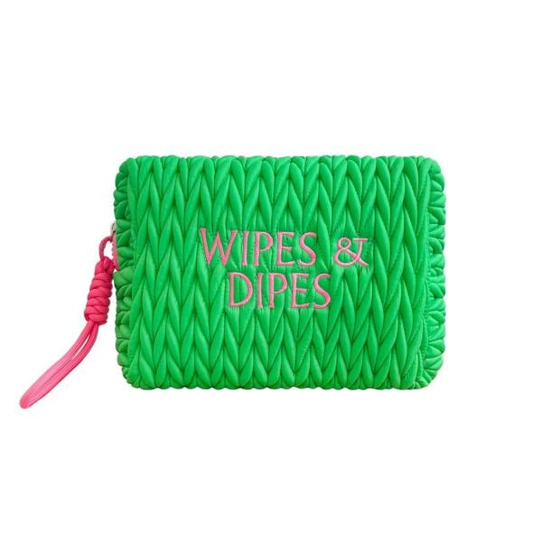 Lilly Loves Green Wipes & Dipes Baby Bag