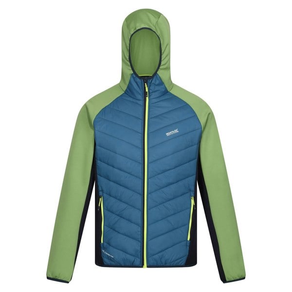 Regatta Men's Andreson VIII Hybrid Jacket - Moroccan Blue/Piquant Green