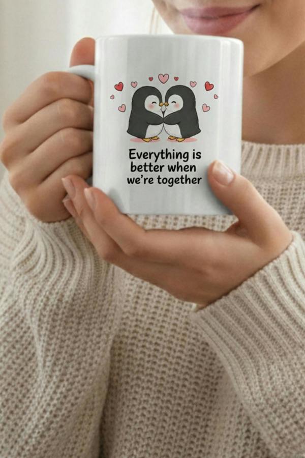 Dyzi Everything Is Better When We’re Together Mug Valentine’s Day Gift