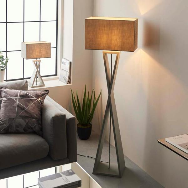Pagazzi Lighting Kaden Floor Lamp Grey