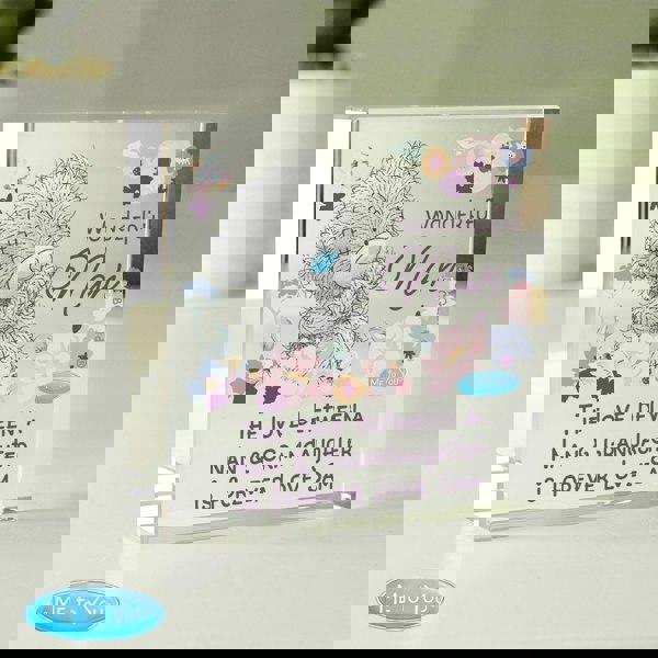 Personalised Memento Company Personalised Me to You Wonderful Nan Crystal Token