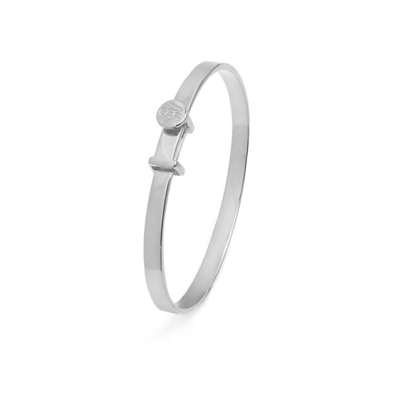 Say It With Baby Bangle - Sterling Silver