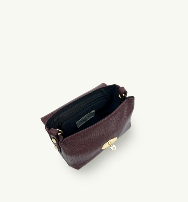 Apatchy London The Maddie Leather Bag - Port