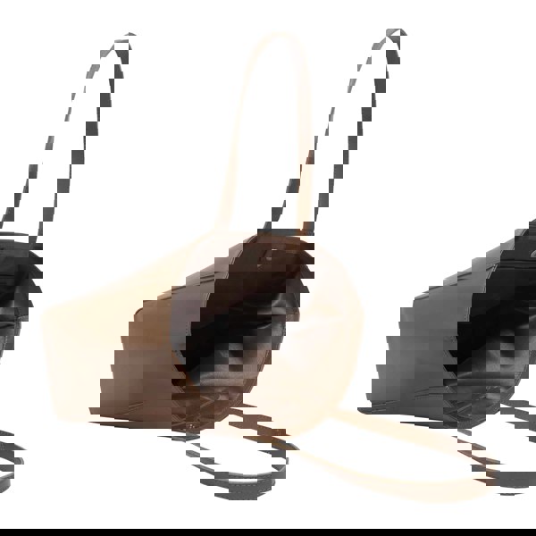 Assots London 'ABINGDON' Tan Real Leather Designer Tote Bag