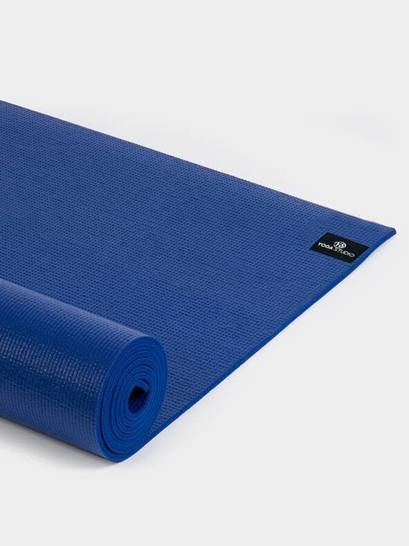 Yoga Studio Personalised Yoga Mat 6mm With Custom Design - Blue