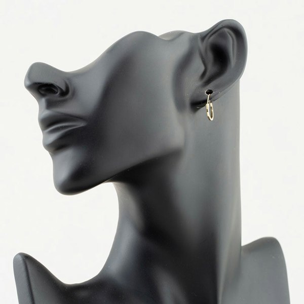T. H. Baker 9ct Yellow Gold Sleeper Hoop Earrings 1.51.1879