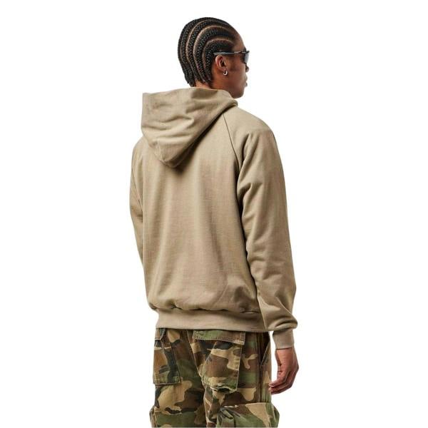 Napapijri Mens Cotton Blend Raglan Hoodie - Rock - 