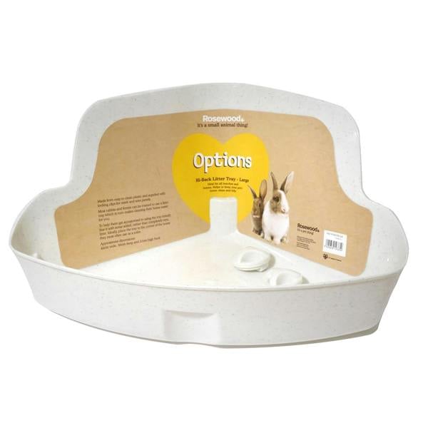 Rosewood Litter Tray for Small Animals, Rabbits, Hamsters and Ferrets (Large)
