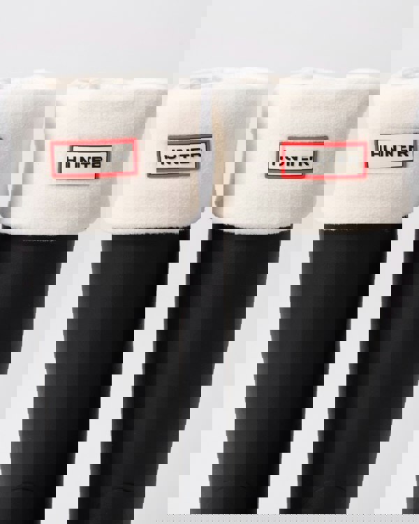 Hunter Fleece Tall Boot Sock - Hunter White - CHO - Designer Unisex Socks