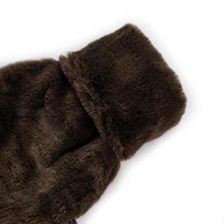 CosyPanda Mini Dark Chocolate Faux Fur Hot Water Bottle