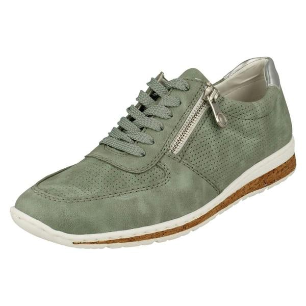 Rieker Ladies Sneakers By Rieker Zip Detailed Trainers N5127