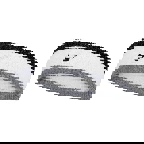 Nike Classic Swoosh Headband - White/Grey