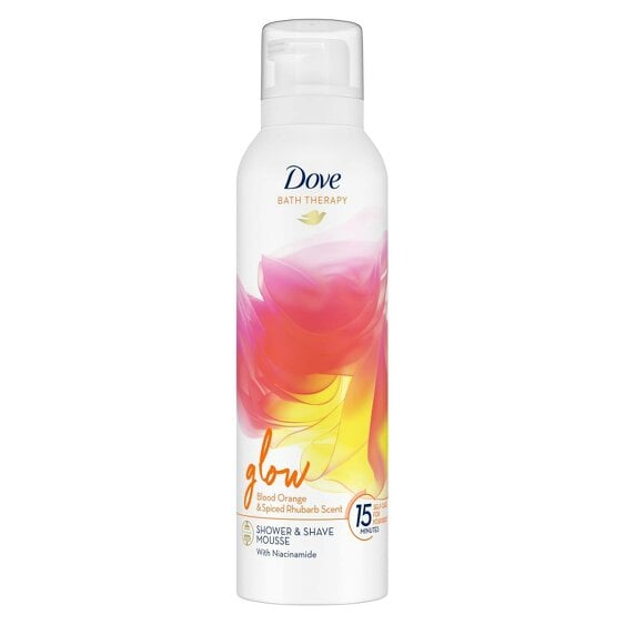 Dove Bath Therapy Glow Shower & Shave Mousse with Niacinamide 200ml 4 Pack