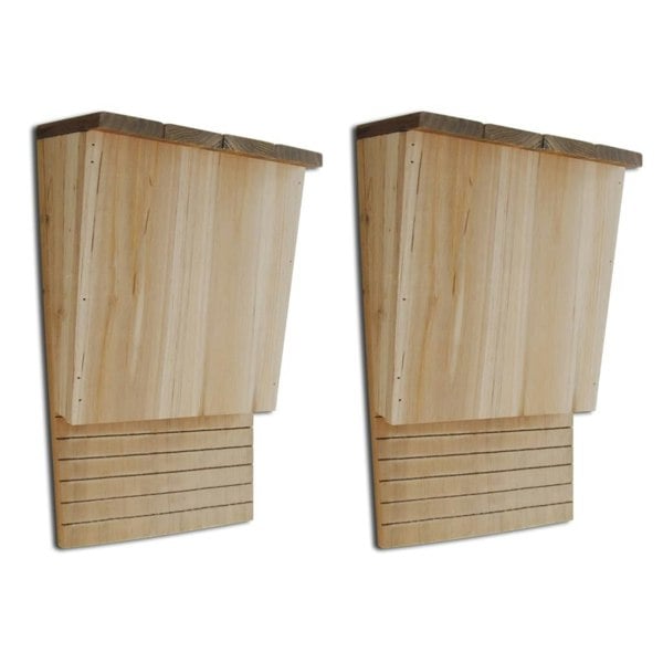 Berkfield Bat House 22 x 12 x 34 cm Set of 2