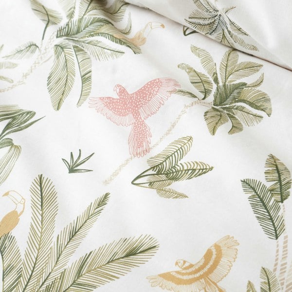 Catherine Lansfield Paradiso Palm Reversible Duvet Cover Set