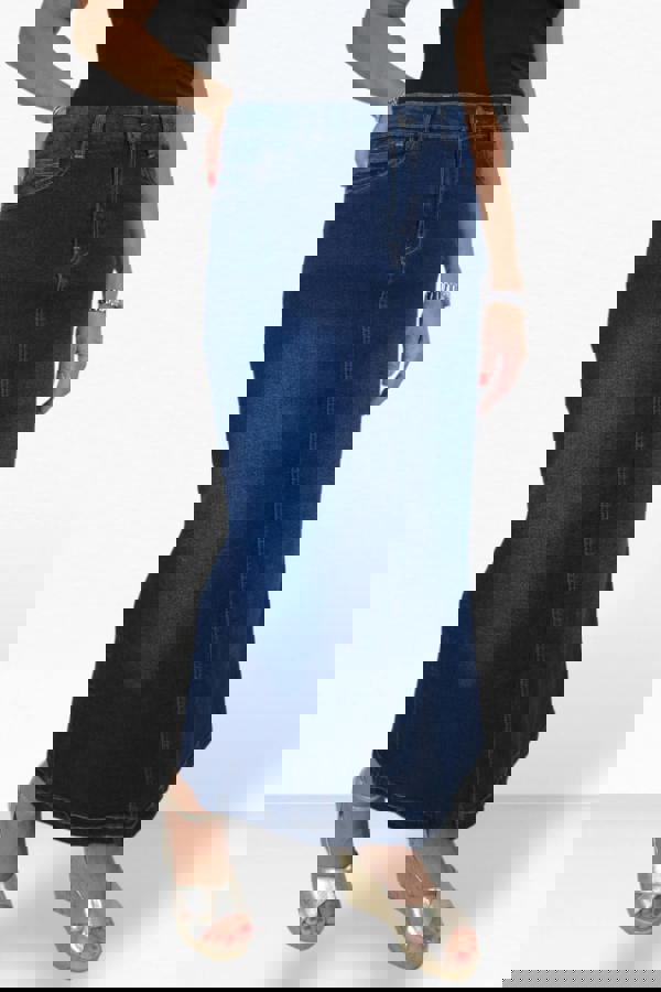 Paulo Due Women's Denim Maxi Skirt