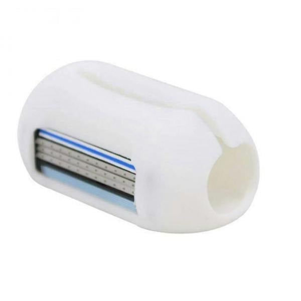 Aquarius 2 in 1 Finger Shaver Mini Razor White Travel Portable Safety Cover Compact