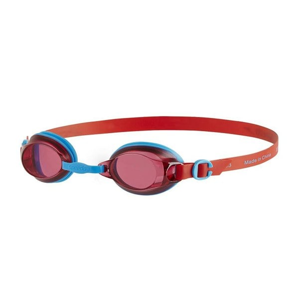 Speedo Childrens Jet Swimming Goggles - Blue/Red