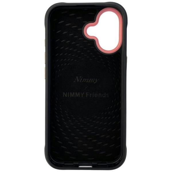 Nimmy Friends Nimmy Glasses Cool Cat Case with MagSafe for iPhone 17 6.3" Black Pink - N-YJ-IP17-018