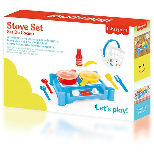 Dolu Fisher-Price Children's Stove Set - White
