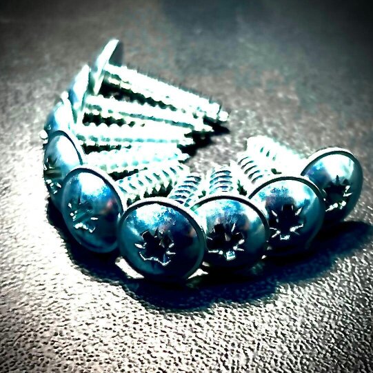 Fixaball No. 4 2.9mm Pozi Flange Self Tapping Screws AB Point BZP