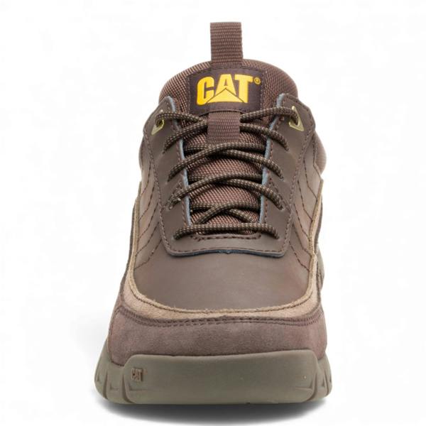 Versage Lo - Men's Brown Leather Hiking Lightweight Trainers - Caterpillar - 4