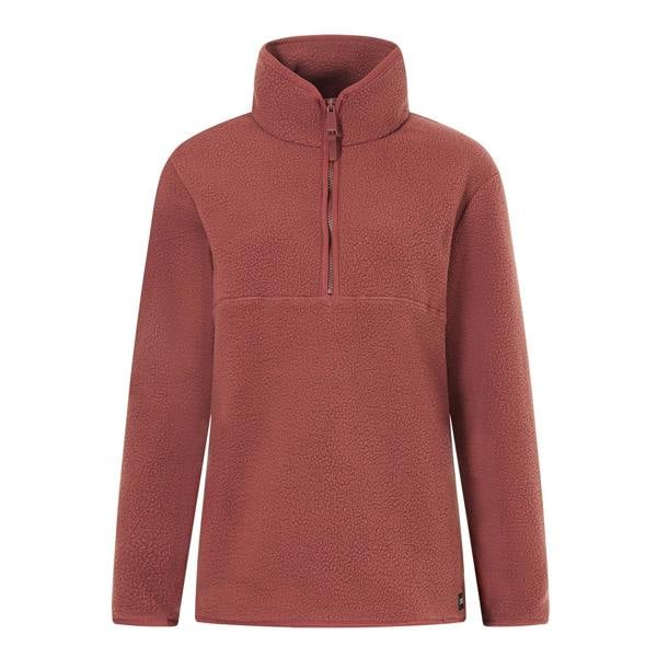 Regatta Womens/Ladies Frankie Borg Half Zip Fleece - Dark Cherry - 