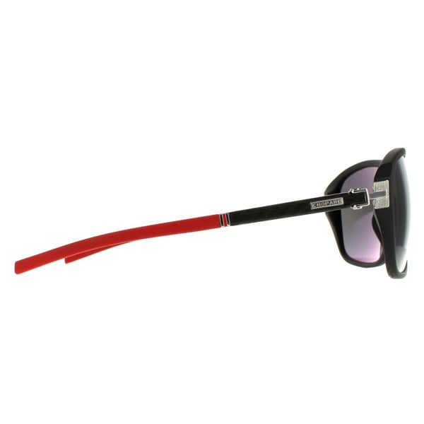 Chopard Sunglasses SCH292 703P Matte Sandblasted Black Smoke Polarized