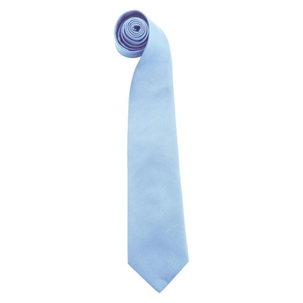 Premier Mens Colours Fashion Tie - Mid Blue