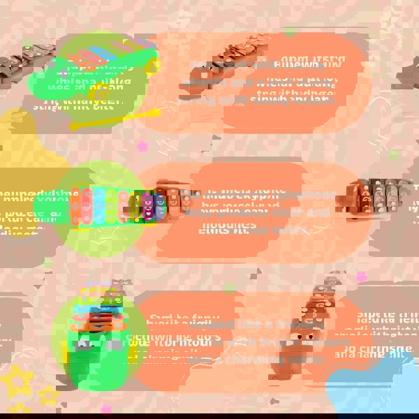 Little Star Crocodile Pull Along Xylophone