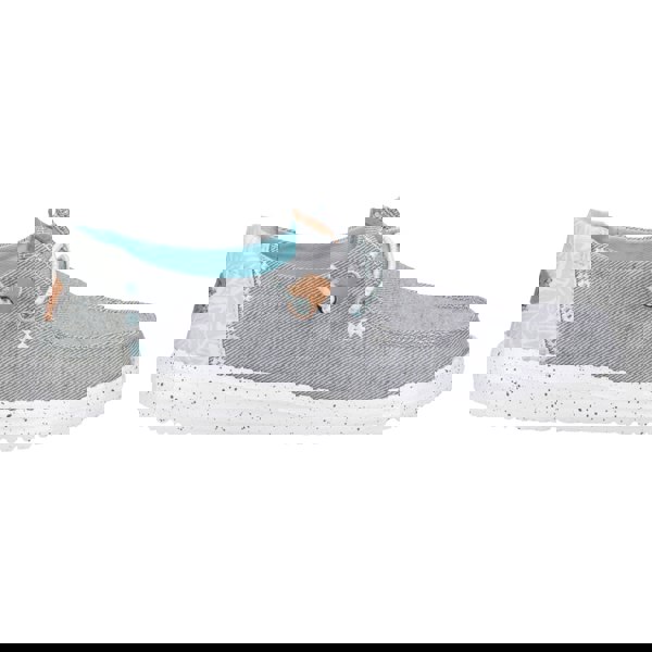 HEYDUDE Wendy Heathered Slub Tropical Shoes - Grey