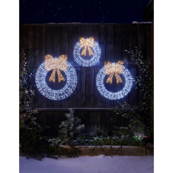 MySmartBuy 2000 LED Galaxy Wreath Cool White 60cm LV