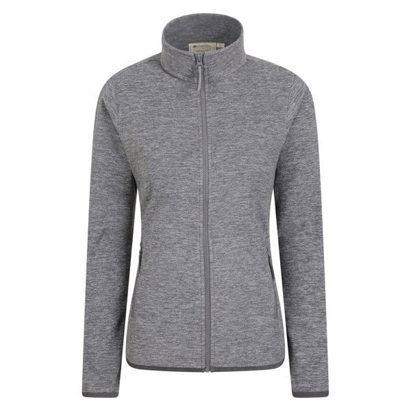 Mountain Warehouse Womens/Ladies Snowdon II Melange Full Zip Fleece Jacket - Grey