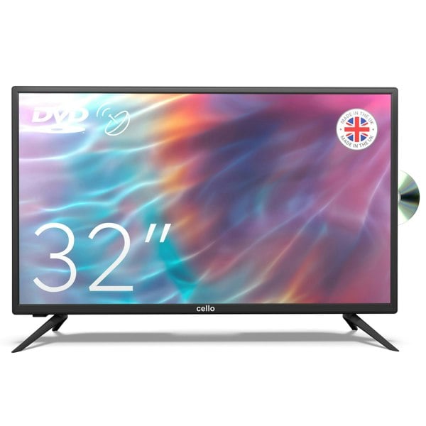 Cello C3220F  32" HD Read LED TV  with built in DVD Player, Freeview and Built in Satellite