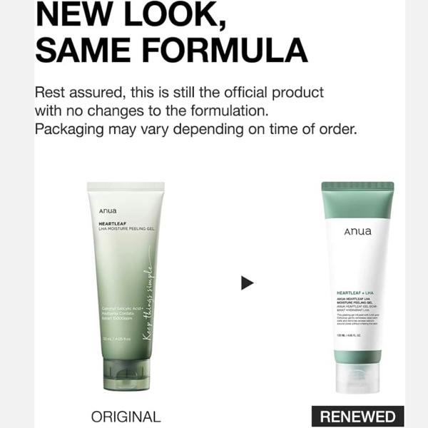 ANUA Heartleaf LHA Moisture Peeling Gel 120ml