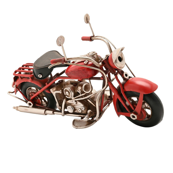 Harvey Makin Ornament - Red Motorbike