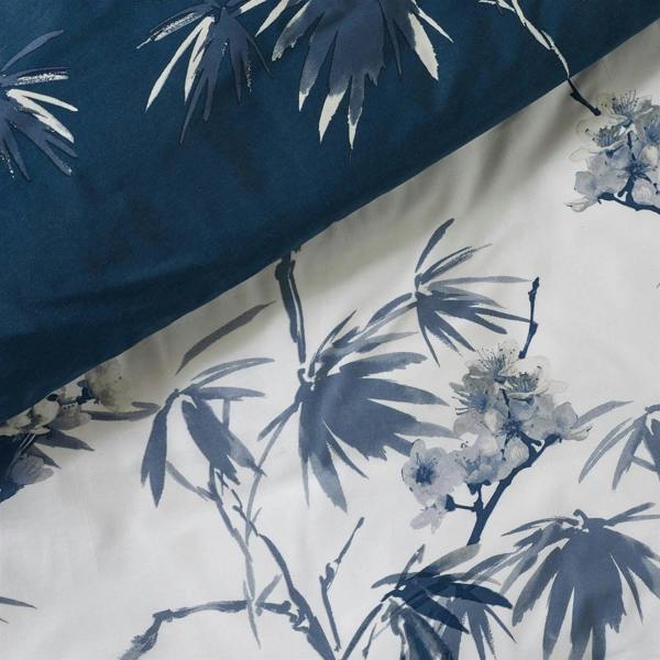 Kyoto Floral Blue Duvet Cover Set