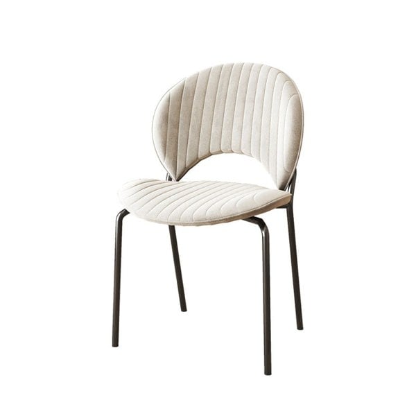 Jerome Shell Dining Chair, Velvet-Weilai concept-Weilai Concept