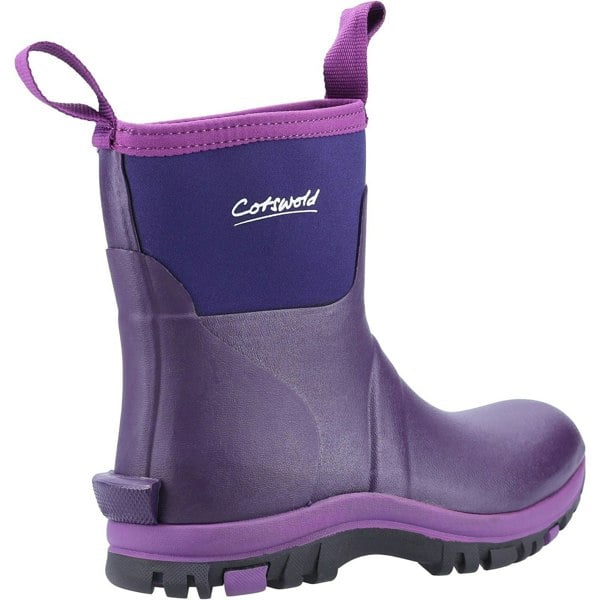 Cotswold Blaze TPR+Neoprene Women's Purple Wellington Boots