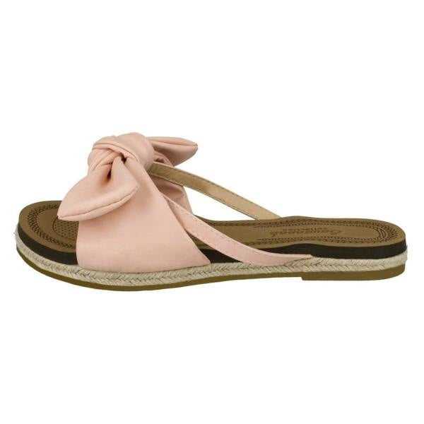 Savannah Ladies Savannah Flat Rope Edged Mules